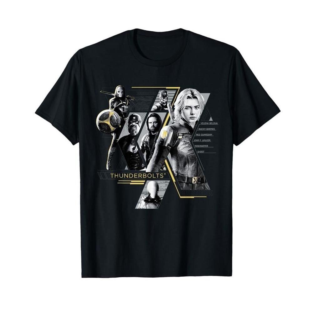Marvel Studios Thunderbolts Team Mission Roster Shirt